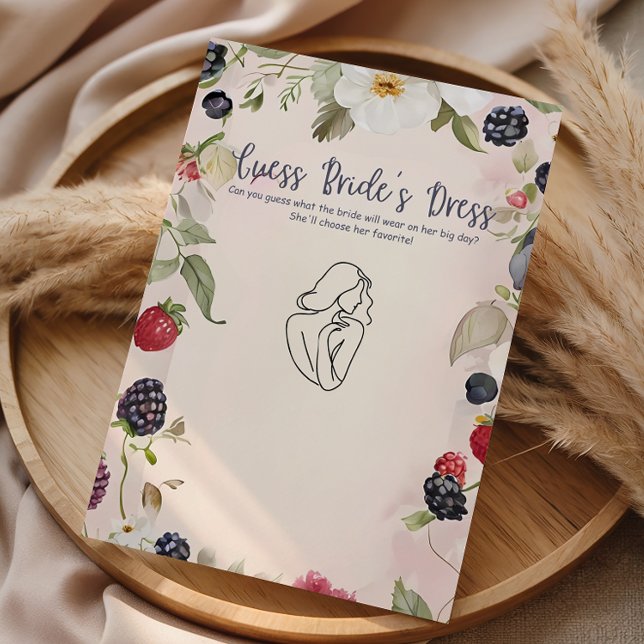 Papier Jeu de devinette de la robe de mariée sur le thème (Créateur téléchargé)