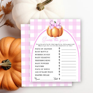 Papier Jeu de devinette de prix de Baby shower arc en ros