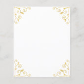 Papier Jeu de devinette pour les prédictions de bébé cham (Dos)