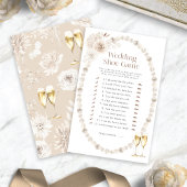 Papier Jeu de douche à chaussures mariage