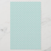 Papier Jeu de douche Bébé - Pois Garçon Bleu (Dos)