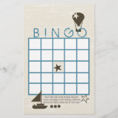 Papier Jeu de douche de Bingo de voiles douces (Devant)