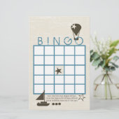 Papier Jeu de douche de Bingo de voiles douces (Debout devant)