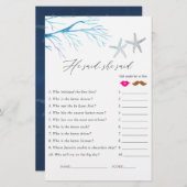 Papier Jeu de douche nautique aux algues (Devant / Derrière)