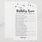 Papier Jeu de fête d'anniversaire modifiable avec anecdot (Devant / Derrière)