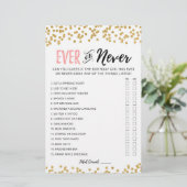 Papier Jeu de fête d'anniversaire modifiable Ever ou Neve (Debout devant)