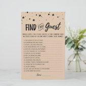 Papier Jeu de fête de douche de mariée éditable Trouvez l (Debout devant)