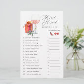 Papier Jeu de fête de fiançailles de Noël de film rétro (Debout devant)