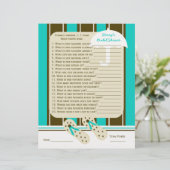 Papier Jeu de fête de la Wedding shower ou de la nuptiale (Debout devant)