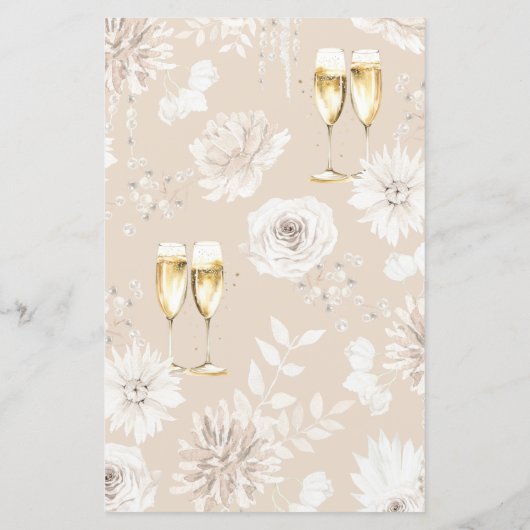 Papier Jeu de Fête des mariées (Dos)