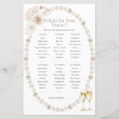 Papier Jeu de Fête des mariées (Devant)