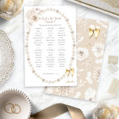 Papier Jeu de Fête des mariées