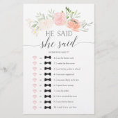 Papier Jeu de Fête des mariées à deux côtés Pastel Blush (Devant)