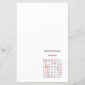 Papier Jeu de Fête des mariées Aqua et Ribbon IMPRIMÉ (Dos)