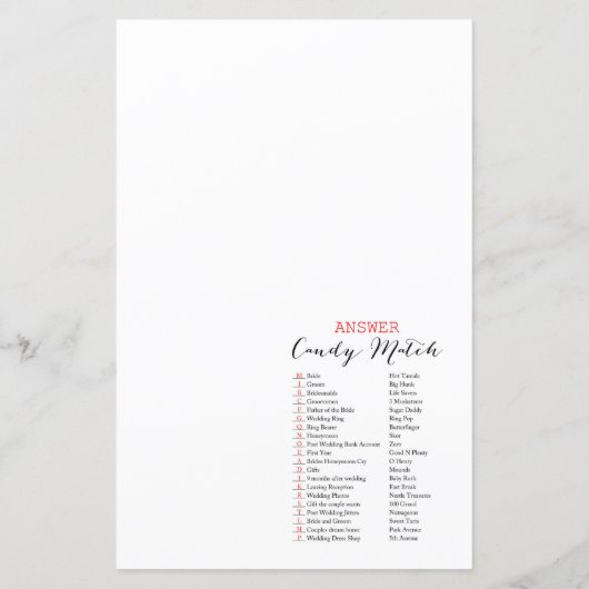 Papier Jeu de Fête des mariées Arrière - plan blanc IMPRI (Dos)