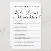 Papier Jeu de Fête des mariées Arrière - plan blanc IMPRI (Devant / Derrière)