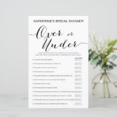 Papier Jeu de Fête des mariées Arrière - plan blanc IMPRI (Debout devant)