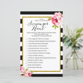 Papier Jeu de Fête des mariées - Chasse au trésor (Debout devant)