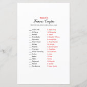 Papier Jeu de Fête des mariées Confetti Argent IMPRIMÉ (Dos)