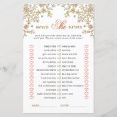 Papier Jeu de Fête des mariées de Bohême (Devant)