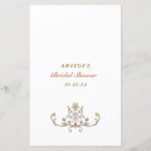 Papier Jeu de Fête des mariées de Bohême (Dos)