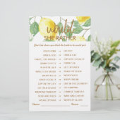 Papier Jeu de Fête des mariées de citron jaune vert moder (Debout devant)