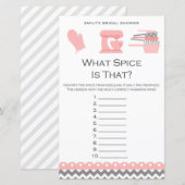 Papier Jeu de Fête des mariées de cuisine IMPRIMÉ (Devant / Derrière)