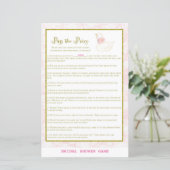 Papier Jeu de Fête des mariées de cygne IMPRIMÉ (Debout devant)