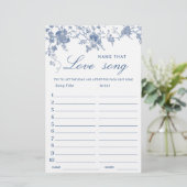 Papier Jeu de Fête des mariées de Jardin Victorian Blue (Debout devant)