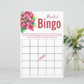 Papier Jeu de Fête des mariées de Noël de Bingo nuptiale (Debout devant)