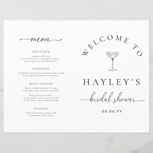 Papier Jeu de Fête des mariées de script Quinn et livret  (Devant)