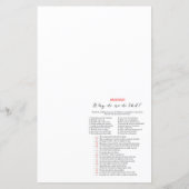 Papier Jeu de Fête des mariées de sirène imprimé, Wedding (Dos)