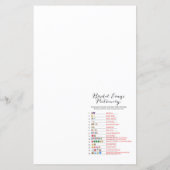 Papier Jeu de Fête des mariées de sirène imprimé, Wedding (Dos)