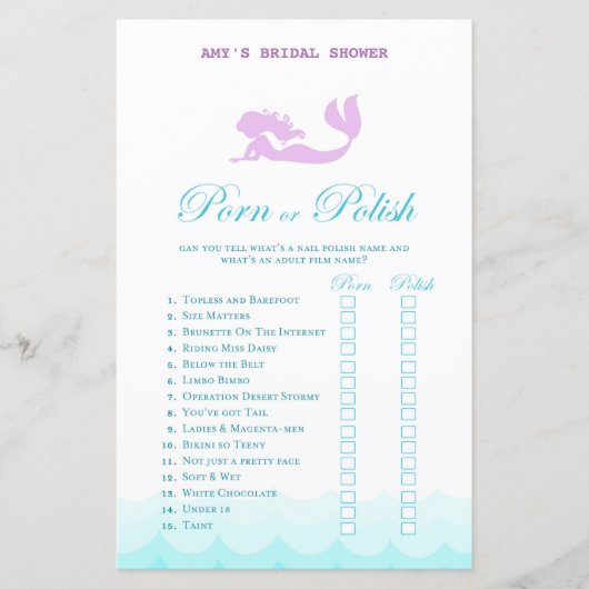 Papier Jeu de Fête des mariées de sirène imprimé, Wedding (Devant)