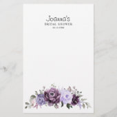 Papier Jeu de Fête des mariées des nuances de pourpre Dus (Dos)