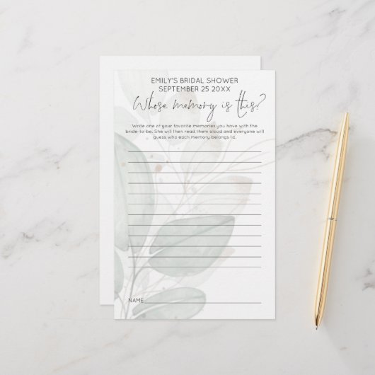 Papier Jeu de Fête des mariées dont la mémoire teinte feu (Devant/Arrière en situation)