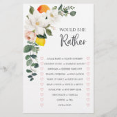 Papier Jeu de Fête des mariées double face Magnolia Cirtr (Devant)