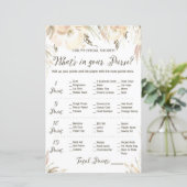 Papier Jeu de Fête des mariées - Jeu de chasse à la bours (Debout devant)