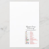 Papier Jeu de Fête des mariées mexicaine Fiesta IMPRIMÉ (Dos)