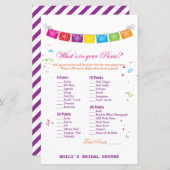 Papier Jeu de Fête des mariées mexicaine Fiesta IMPRIMÉ (Devant / Derrière)