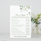 Papier Jeu de Fête des mariées modifiable sur ou sous (Debout devant)