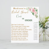 Papier Jeu de Fête des mariées 🌸 plus ou moins en défi (Debout devant)