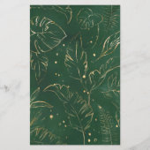 Papier Jeu de Fête des mariées Tropical Foliage Bride ou  (Dos)