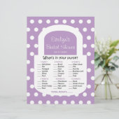 Papier Jeu de Fête des mariées - Violet africain (Debout devant)