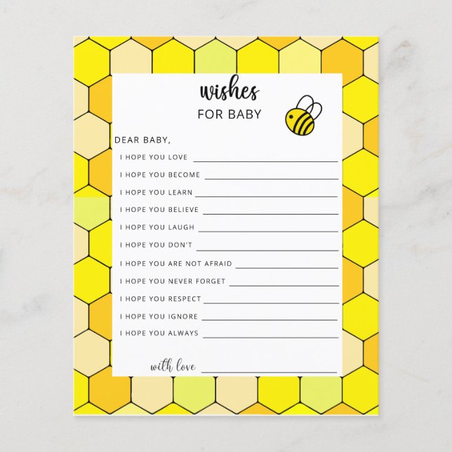 Papier Jeu de fête | vœux pour bébé (Devant)