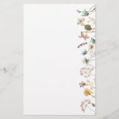 Papier Jeu de Fêtes des mariées florales (Dos)