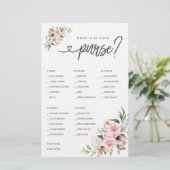 Papier Jeu de Fêtes des mariées Qu'est-ce que votre sac à (Debout devant)