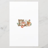 Papier Jeu de grossesse pour animaux de Baby shower de bo (Dos)