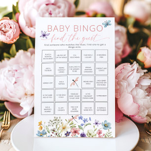 Papier Jeu de jardin de papillons de fleurs sauvages Trou