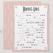 Papier Jeu de Libs de mariée Art Déco (Devant / Derrière)